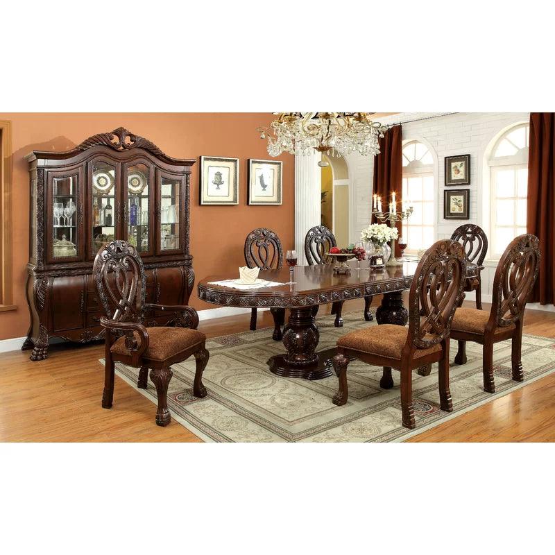 7 - Piece Extendable Trestle Dining Set