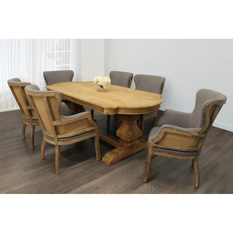 7 - Piece Trestle Dining Set