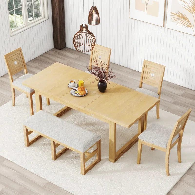 Dining Table with Bench Farmhouse Table and Bench Set Dining Table Set