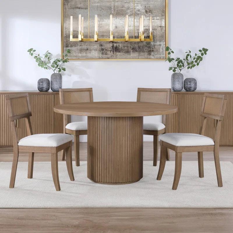 Oak Wood Dining Set