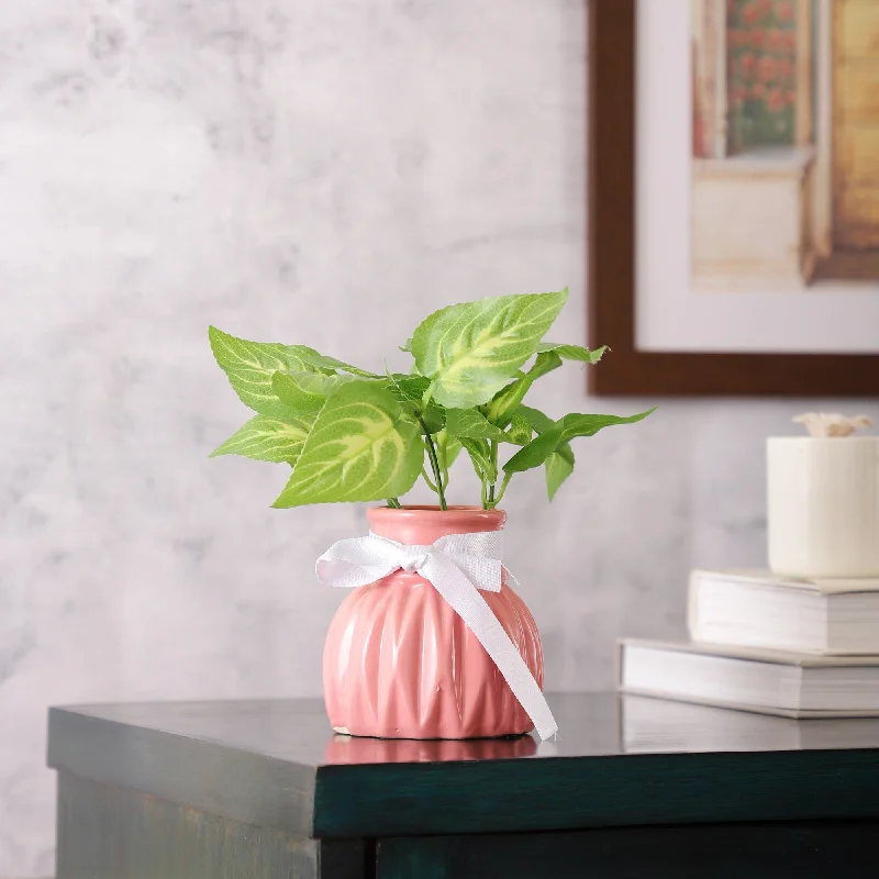 Pink WaveCera Vase small