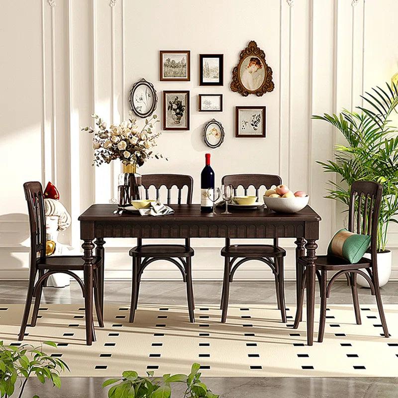 Solid Wood Dining Set