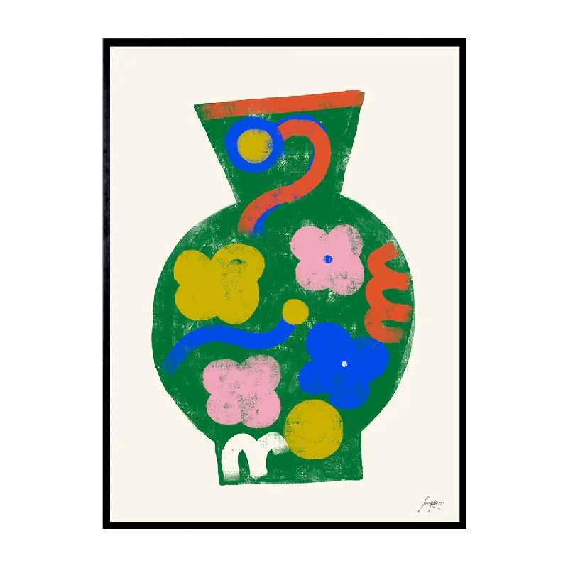 Summer Vase 01 Art Print