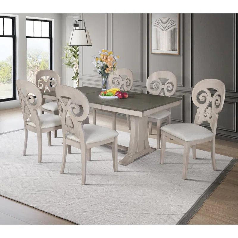 Trestle Dining Set