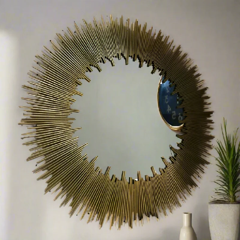 Galaxy Gold Round Mirror