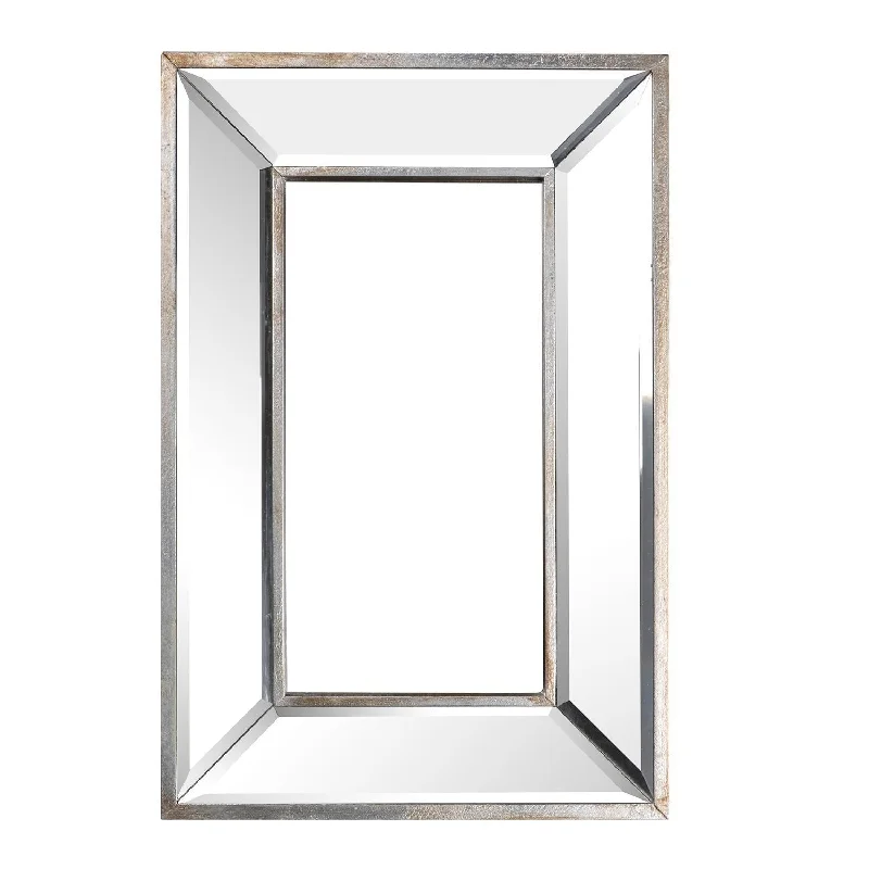 18" Framed Accent Mirror - Silver