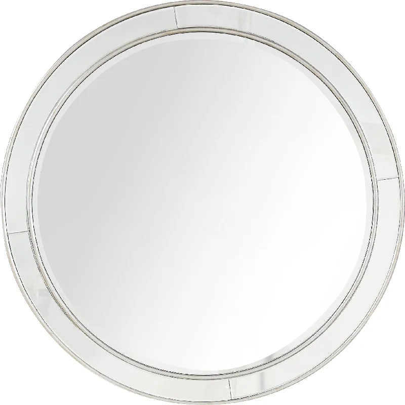 36" Framed Accent Mirror - Silver