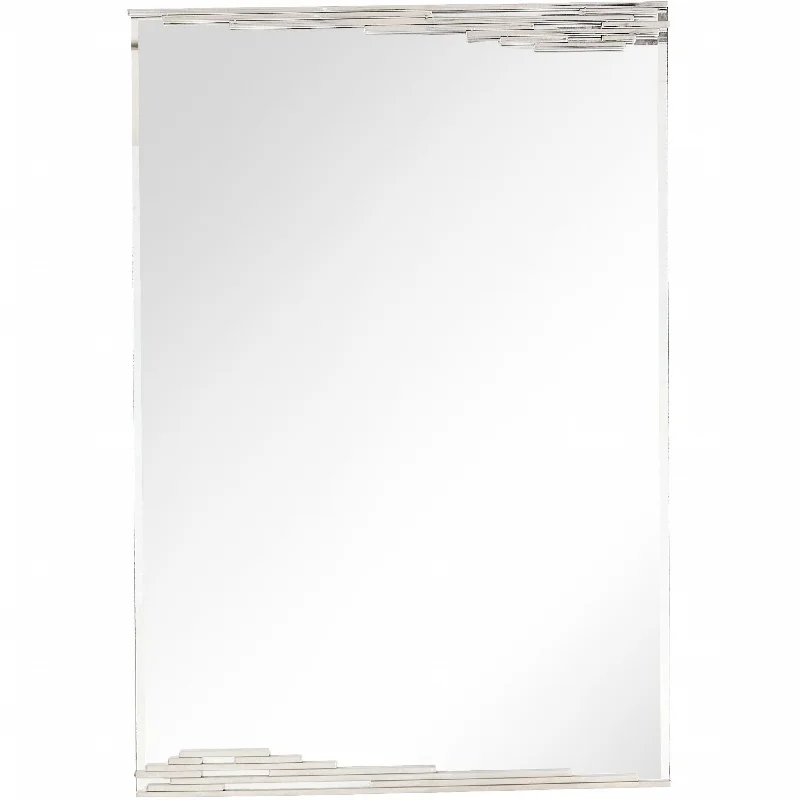 46" Framed Accent Mirror - Silver