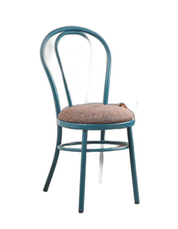 Arch Style Back Restaurant Dining Chairs (Set of 2) - Teal And Taupe