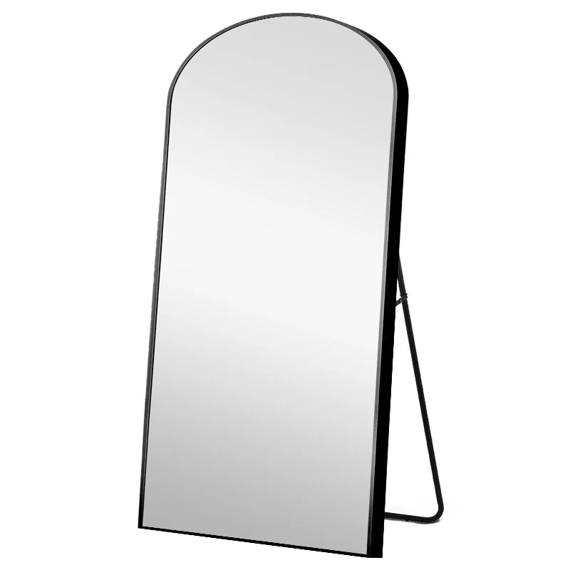 Arched Standing Mirror - Black