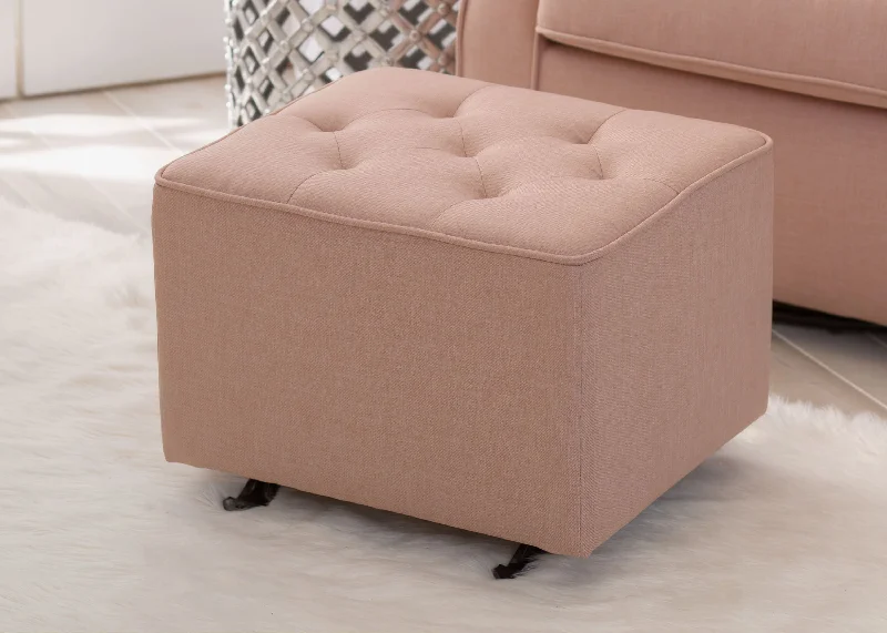 Emma Diamond Tufted Nursery Gliding Ottoman