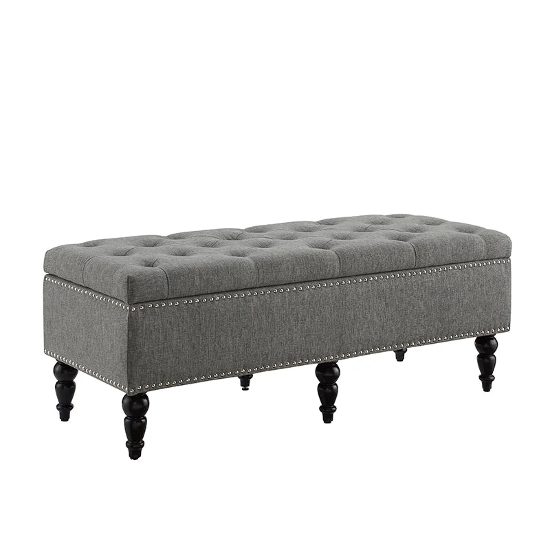 Faye Ottoman - Grey