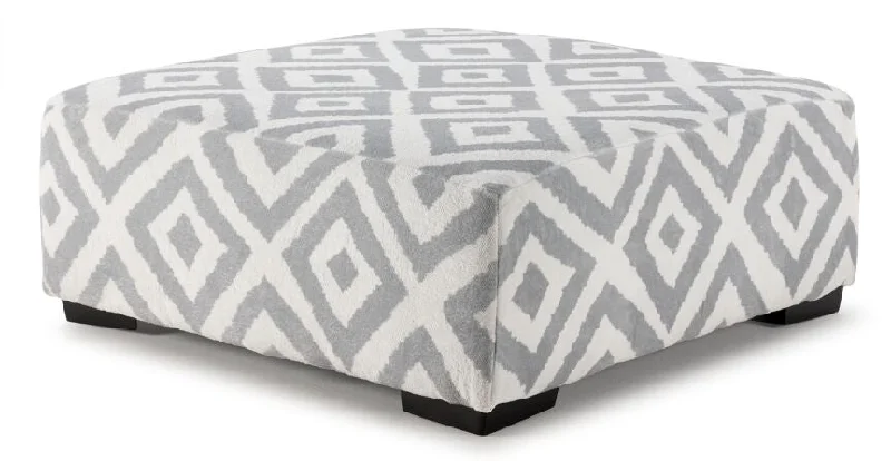 Haisley Cocktail Ottoman - Grey