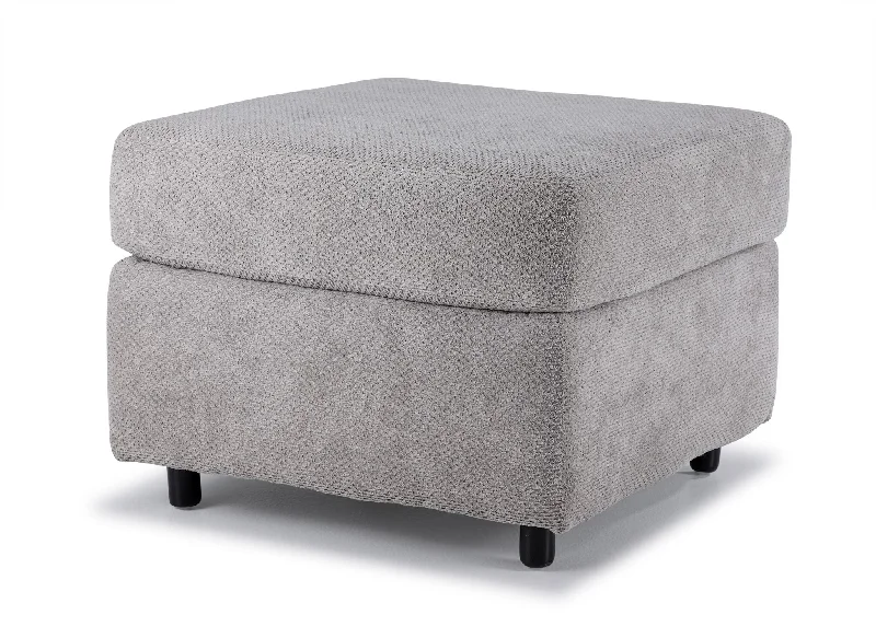 Jupiter Ottoman - Ash Grey