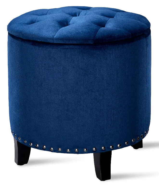 Madison Ottoman - Blue