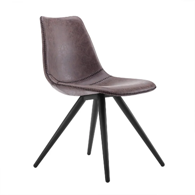 Modern Dining Chairs (Set of 2) - Brown