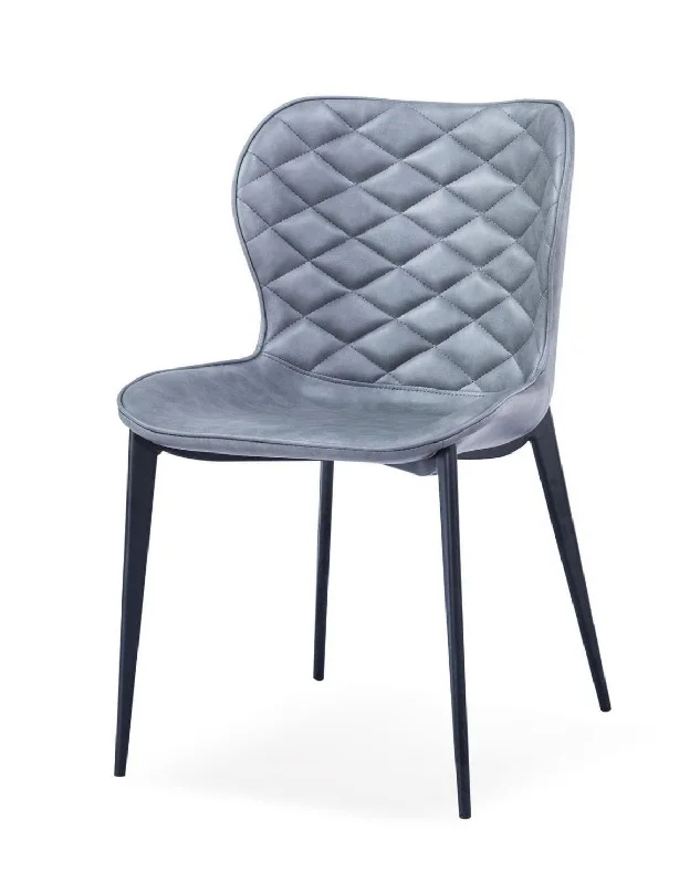 Modern Dining Chairs (Set of 2) - Gray Black