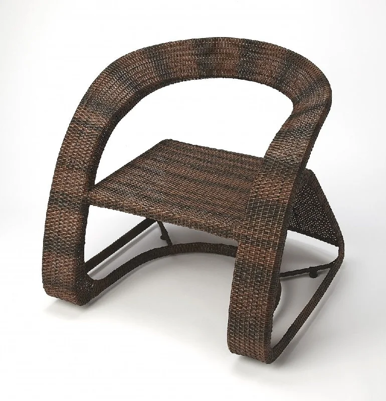 Rattan Side Chair - Dark Brown