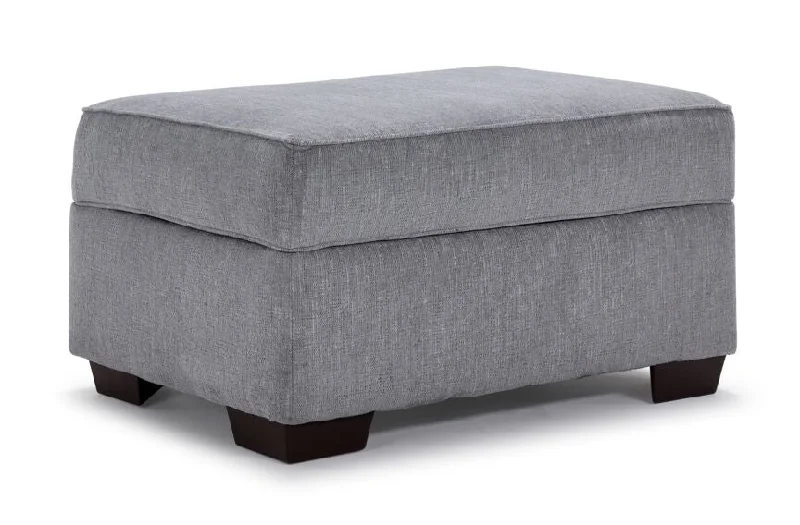 Renzo Storage Ottoman - Marble