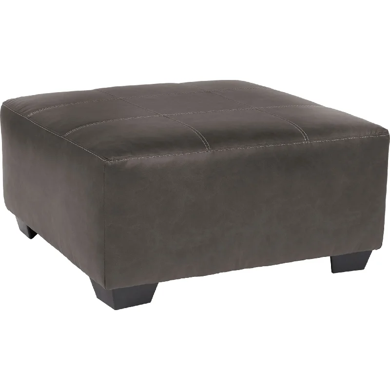 Aberton Oversized Accent Ottoman - Gray