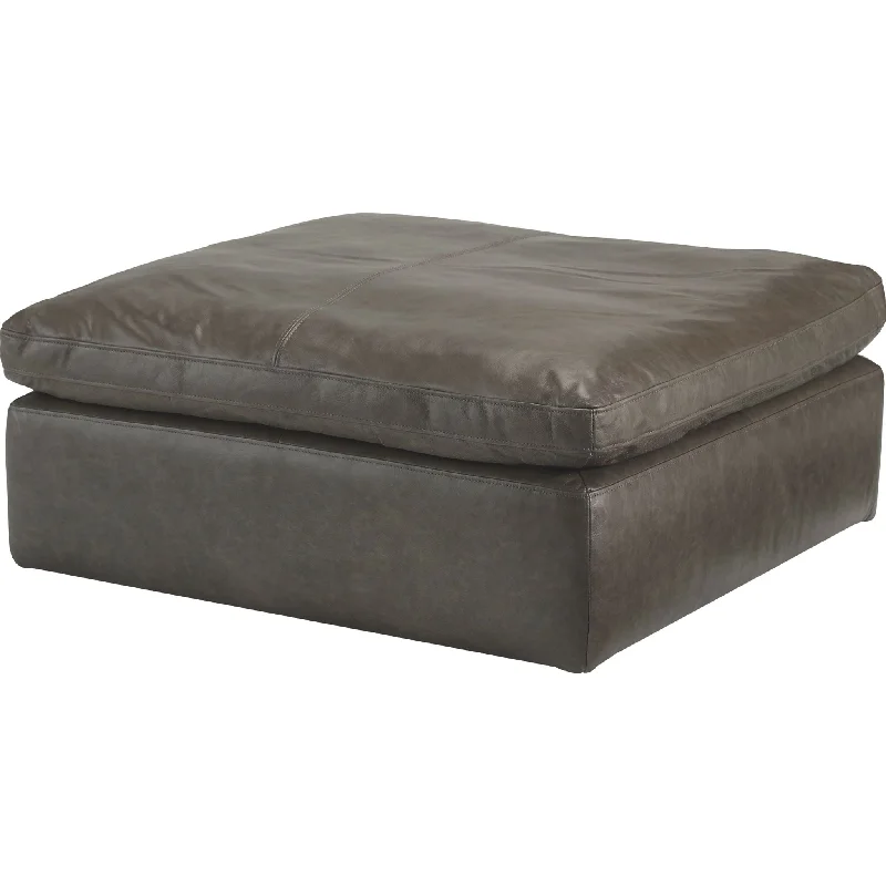 Alabonson Oversized Accent Ottoman - Concrete