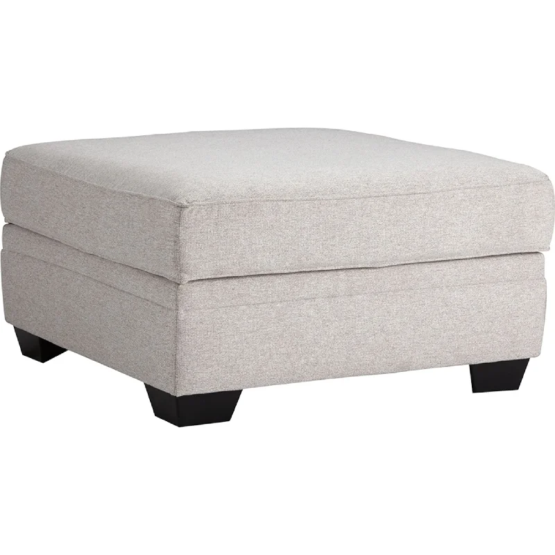 Dellara Storage Ottoman - Chalk