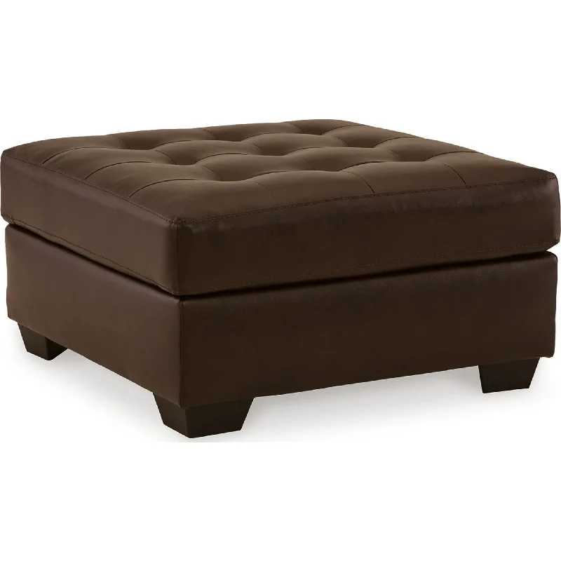 Donlen Oversized Accent Ottoman - Chocolate