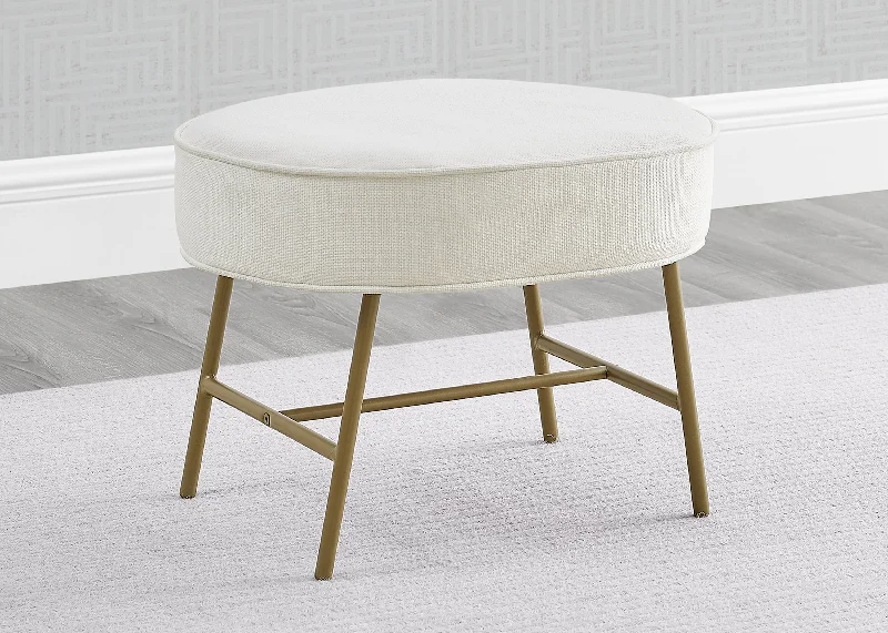 Ella Ottoman with LiveSmart Evolve Fabric