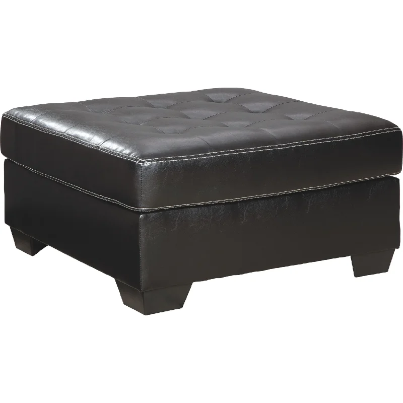 Jacurso Oversized Accent Ottoman - Charcoal