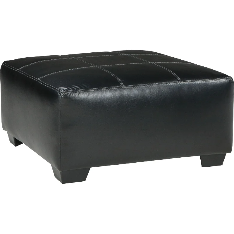 Kumasi Oversized Accent Ottoman - Smoke