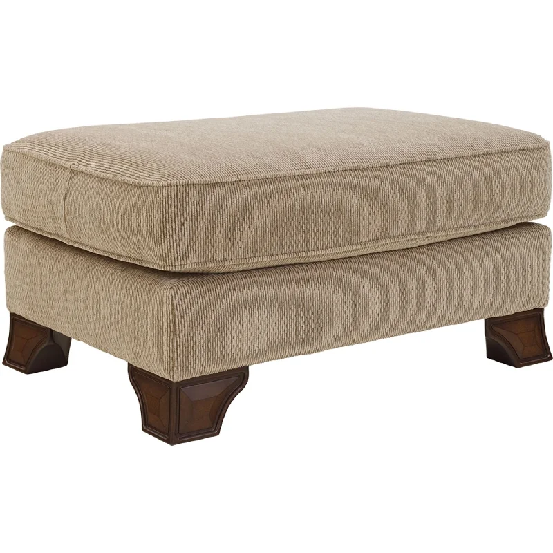 Lanett Ottoman - Barley