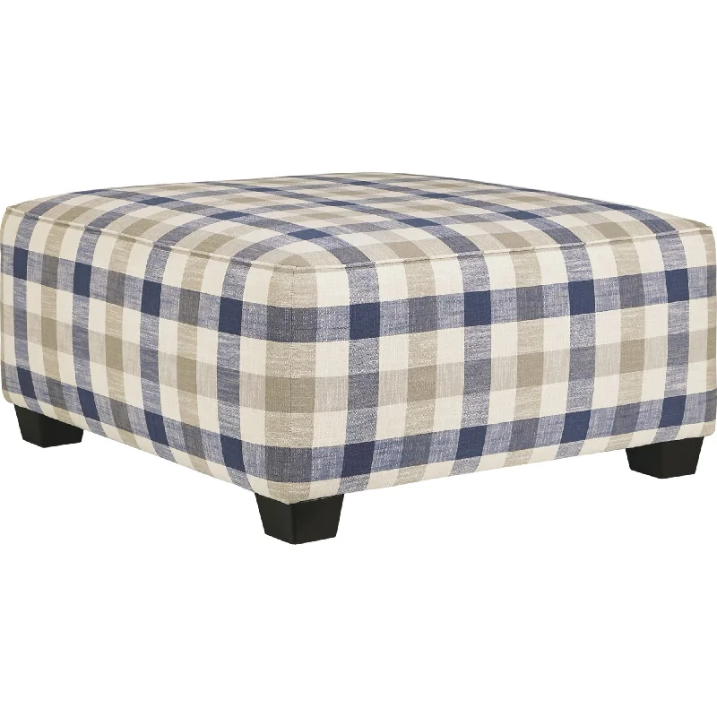 Meggett Oversized Accent Ottoman - Nautical