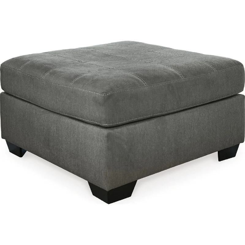 Pitkin Oversized Accent Ottoman - Slate