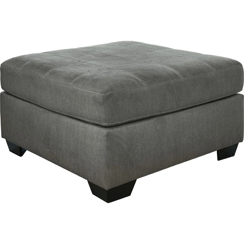 Pitkin Oversized Accent Ottoman - Slate