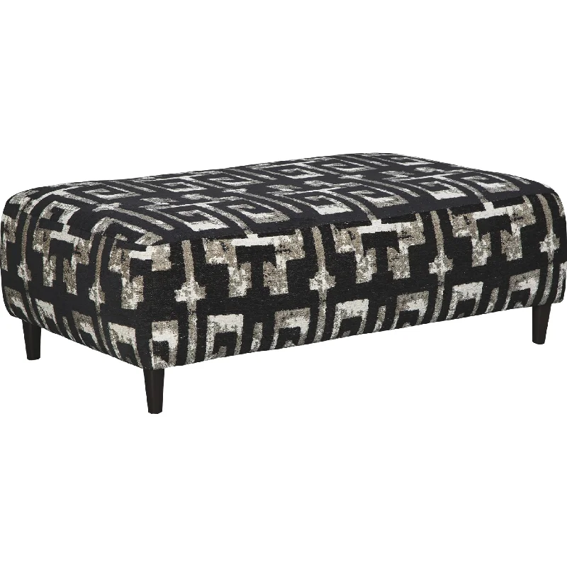 Ravenstone Oversized Accent Ottoman - Flint