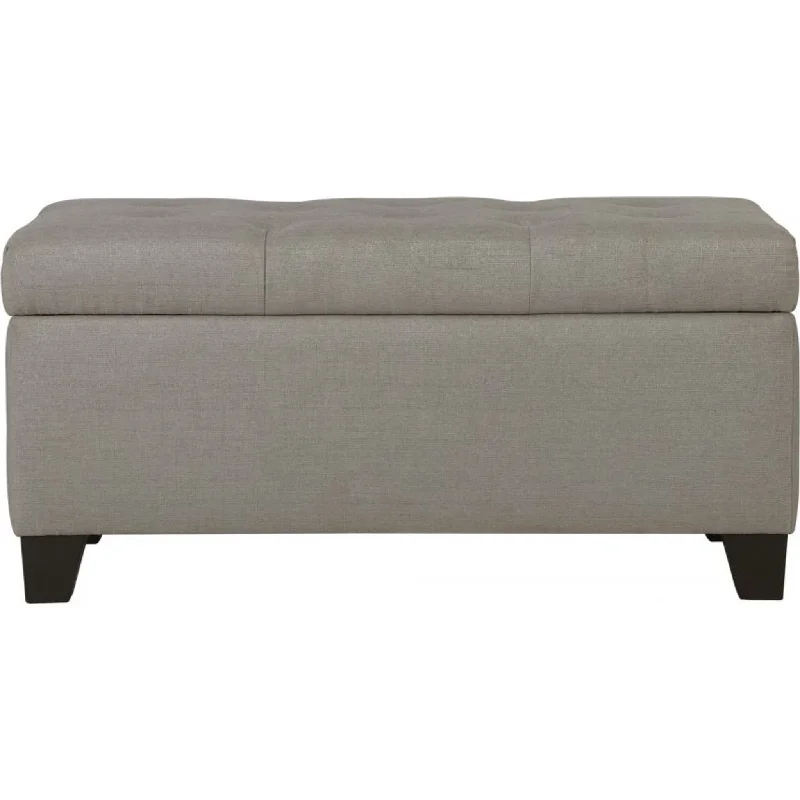 Sarah Storage Ottoman - Grey