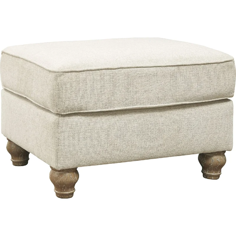 Stoneleigh Ottoman - Alabaster