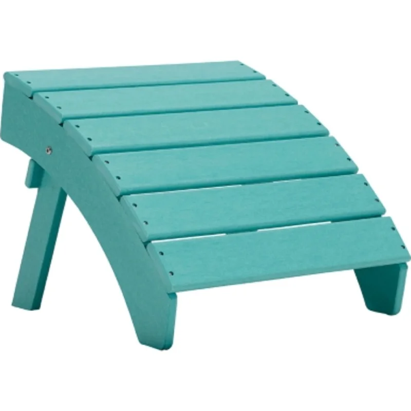 Sundown Treasure Outdoor Ottoman - Turquoise