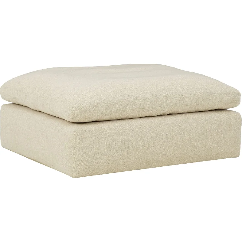 Monterrey Oversized Accent Ottoman - Linen